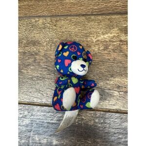 Build-A-Bear Workshop 3" Plush Blue‎ Peace and Sweetheart Bear